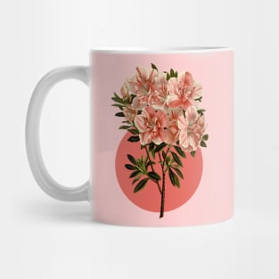 Flower illustration of a pink azalea Mug